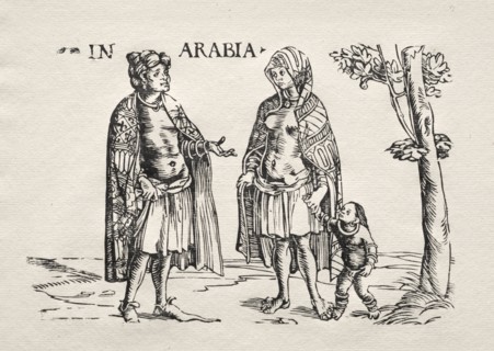 Natives of Arabia and the Indies. Hans Burgkmair (German, 1473-1531). Woodcut