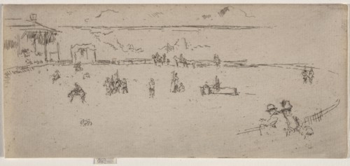 The Bucking Horse. James McNeill Whistler (American, 1834-1903). Etching