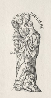 The Seven Virtues:  Love. Hans Burgkmair (German, 1473-1531). Woodcut