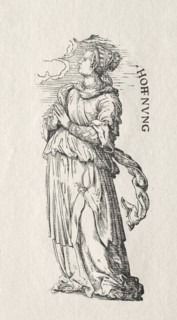 The Seven Virtues:  Hope. Hans Burgkmair (German, 1473-1531). Woodcut