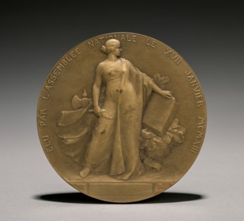 Poincarè Medal (reverse), 1900s. Léon Julien Deschamps (French, 1860-1928). Bronze; diameter: 7 cm