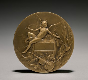 Medal (reverse), 1900s. Marie Alexandre Lucien Coudray (French, 1864-1932). Bronze; diameter: 6.9