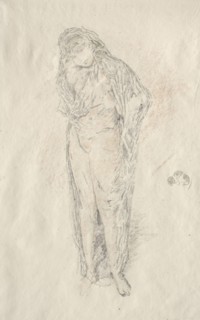 Draped Figure Standing. James McNeill Whistler (American, 1834-1903). Lithograph