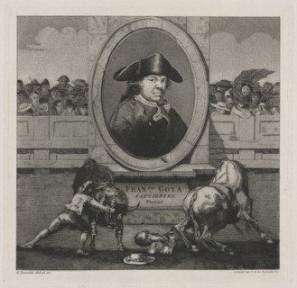 Bullfights:  Frontispiece, 1876. Francisco de Goya (Spanish, 1746-1828). Engraving