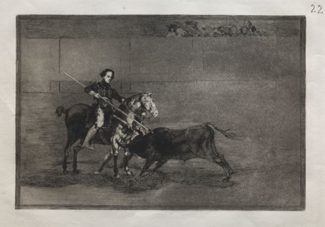 Bullfights:  Manly Courage of the Celebrated Pajuelera in (the Ring) at Saragosa, 1876. Francisco