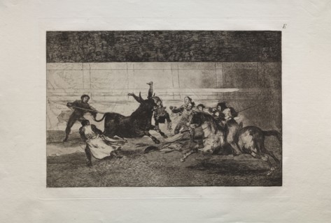 Bullfights:  The Death of Pepe Illo (2nd Composition), 1876. Francisco de Goya (Spanish, 1746-1828)
