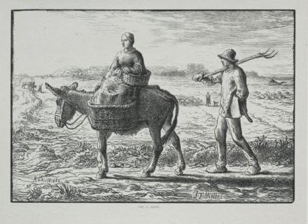 Four Hours of the Day, 1860. Adrien Lavieille (French, 1818-1862). Wood engraving