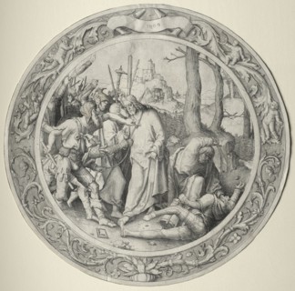 The Round Passion: The Betrayal of Christ, 1509. Lucas van Leyden (Dutch, 1494-1533). Engraving