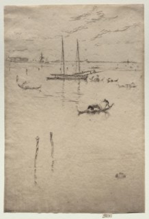 Little Lagoon. James McNeill Whistler (American, 1834-1903). Etching
