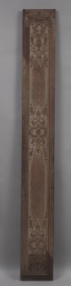 Panel, 1715-1723. France, Regency Period, 18th Century. Wood; overall: 266.7 x 31.8 cm (105 x 12