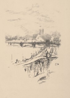 Savoy Pigeons. James McNeill Whistler (American, 1834-1903). Lithograph