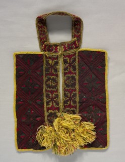 Blouse Front with Collar, 19th century. Dalmatia, 19th century. Cottonand metal thread embroidery