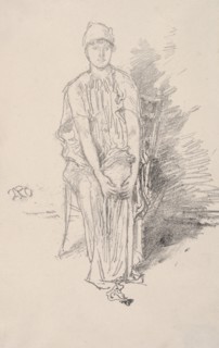 Figure Study, 1890. James McNeill Whistler (American, 1834-1903). Lithograph