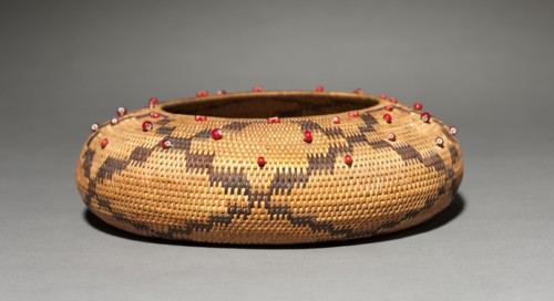 Trinket Bowl, ca. 1895. California, Pomo, Late 19th- Early 20th century. Bulrush, Sedge, with