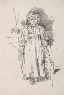 Little Evelyn, 1896. James McNeill Whistler (American, 1834-1903). Lithograph