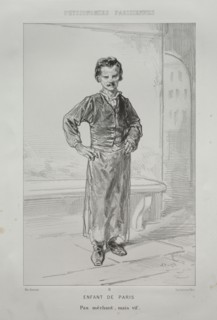 Enfant de Paris. Paul Gavarni (French, 1804-1866). Lithograph