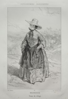 Bourgeoise. Paul Gavarni (French, 1804-1866). Lithograph