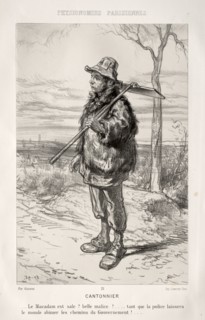 Cantonnier. Paul Gavarni (French, 1804-1866). Lithograph