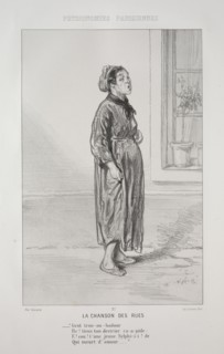 La Chanson des Rues. Paul Gavarni (French, 1804-1866). Lithograph