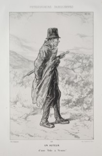Un Auteur. Paul Gavarni (French, 1804-1866). Lithograph