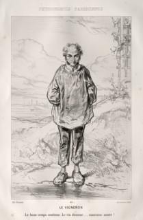 Le Vigneron. Paul Gavarni (French, 1804-1866). Lithograph