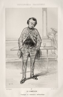 Le Comédien. Paul Gavarni (French, 1804-1866). Lithograph