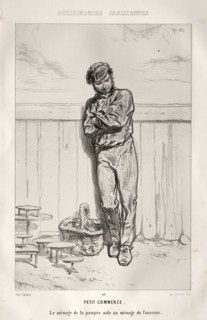 Petit Commerce. Paul Gavarni (French, 1804-1866). Lithograph