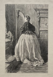 O Sing Again that Simple Song, 1862. George Louis Palmella Busson Du Maurier (British, 1834-1896).