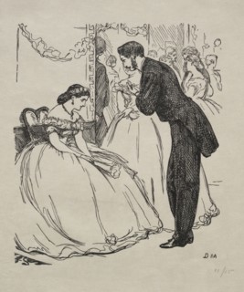 The Song of the Disconsolate One, 1863. George Louis Palmella Busson Du Maurier (British,