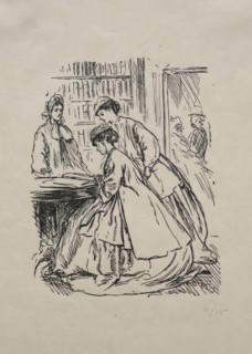 Much Ado about Nothing, 1866. George Louis Palmella Busson Du Maurier (British, 1834-1896). Wood