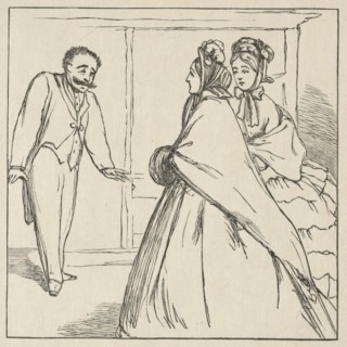 Going to Court - How I Went, 1863. England, 19th century. Wood engraving