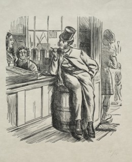 What Came of Killing a Rich Uncle One Christmas Time, 1865. Charles Samuel Keene (British,