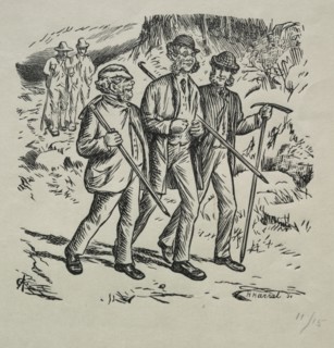 The Three Names, 1869. Charles Samuel Keene (British, 1823-1891). Wood engraving
