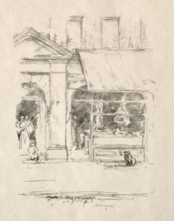 The Butcher's Dog, 1896. James McNeill Whistler (American, 1834-1903). Lithograph