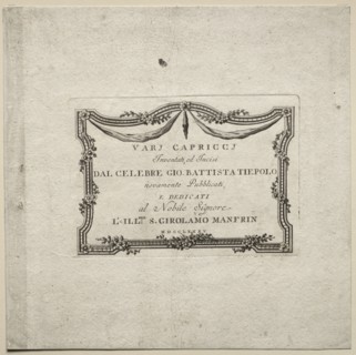 Various Caprices, 1785. Giovanni Battista Tiepolo (Italian, 1696-1770). Etching