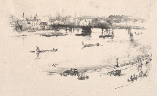 Charing Cross Railway Bridge, 1896. James McNeill Whistler (American, 1834-1903). Lithograph