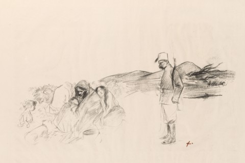 In Greece. Jean Louis Forain (French, 1852-1931). Lithograph