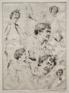 James MacNeill Whistler. Mortimer Menpes (British, 1860-1938). Drypoint