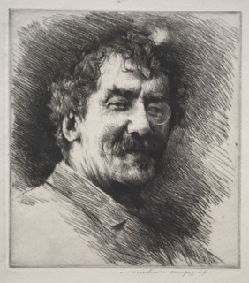 James MacNeill Whistler. Mortimer Menpes (British, 1860-1938). Drypoint