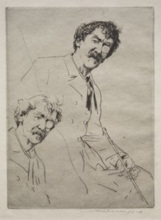 James MacNeill Whistler. Mortimer Menpes (British, 1860-1938). Drypoint