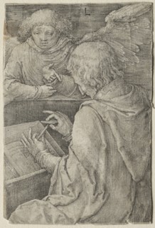 St. Matthew. Lucas van Leyden (Dutch, 1494-1533). Engraving