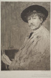 James McNeill Whistler, 1897. William Brassey Hole (British, 1846-1917). Etching