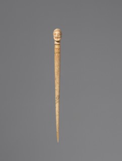 Hairpin, 500-450 BC. Greece, first half 5th Century BC. Ivory; overall: 13.9 cm (5 1/2 in.).
