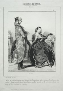 Fourberies de Femmes En Matière de Sentiment. Paul Gavarni (French, 1804-1866). Lithograph
