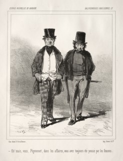 Baliverneries Parisiennes. Paul Gavarni (French, 1804-1866). Lithograph
