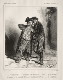 Baliverneries Parisiennes. Paul Gavarni (French, 1804-1866). Lithograph