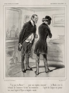 Baliverneries Parisiennes. Paul Gavarni (French, 1804-1866). Lithograph