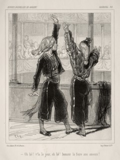 Carnaval. Paul Gavarni (French, 1804-1866). Lithograph