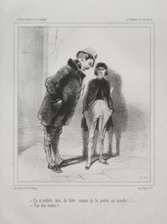 Chemin de Toulon. Paul Gavarni (French, 1804-1866). Lithograph