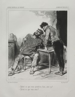 Chemin de Toulon. Paul Gavarni (French, 1804-1866). Lithograph